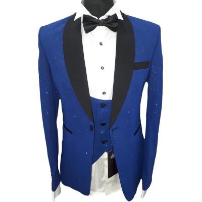 Costume de cérémonie homme 3 pièces bleu électrique - Maestro