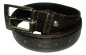 Ceinture homme cuir marron foncé