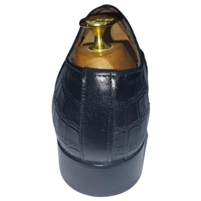 Chaussure richelieu cuir noir : Vasco