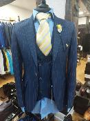Costume homme à rayures bleu : Bradley