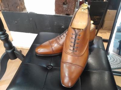 Chaussure richelieu marron clair - Georges