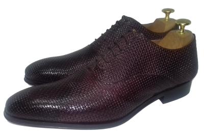 Chaussure Richelieu homme bordeaux - Georgia