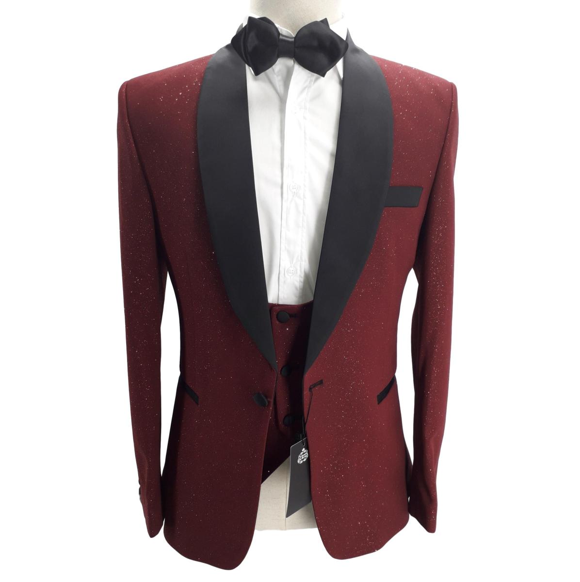 Costume de cérémonie Homme 3 Pièces Bordeaux Maestro