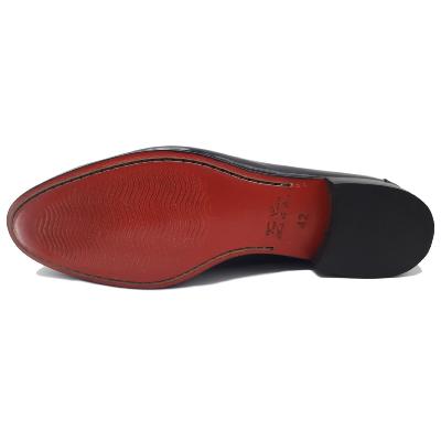 Mocassin à boucle cuir verni noir - Napoli