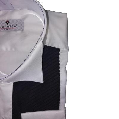 Chemise de cérémonie homme noir et blanc - Oliver