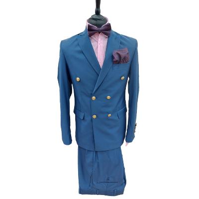 Costume blazer croisé bleu : Ernest