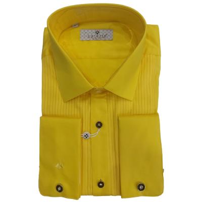 Chemise de cérémonie homme jaune - Fiore