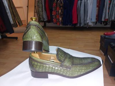 Mocassin cuir vert - Owen