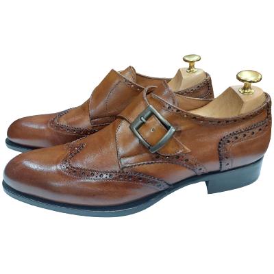 Chaussure derby à boucle marron - Johnson