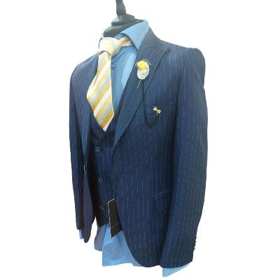 Costume homme à rayures bleu : Bradley
