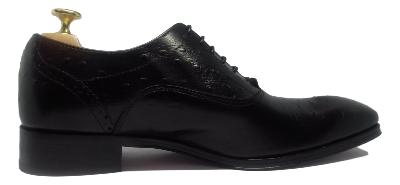 Chaussure Richelieu cuir noir - Nevada