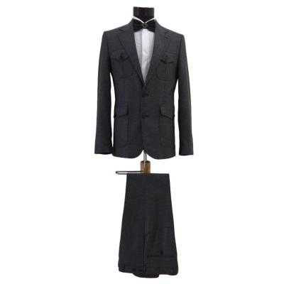 Costume homme pied-de-poule gris - Francesco
