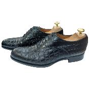 Chaussure richelieu cuir noir : Vasco