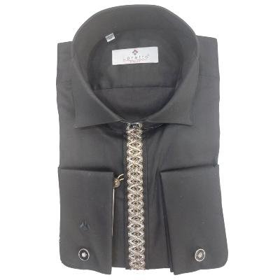 Chemise de cérémonie homme noir - Ermes