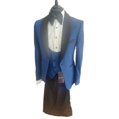 Costume de cérémonie homme 3 pièces bleu électrique - Maestro