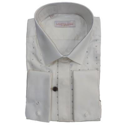 Chemise de cérémonie homme beige - Andrea