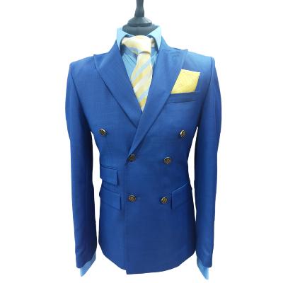 Costume blazer croisé bleu royal : Blaise