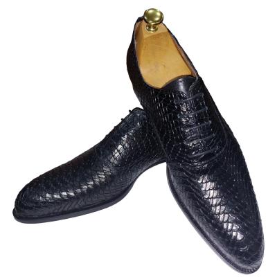 Chaussure Richelieu cuir noir - Mario