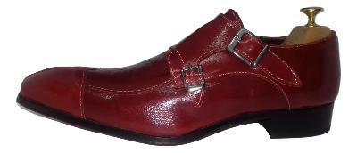 Chaussure Reno rouge bordeaux verni