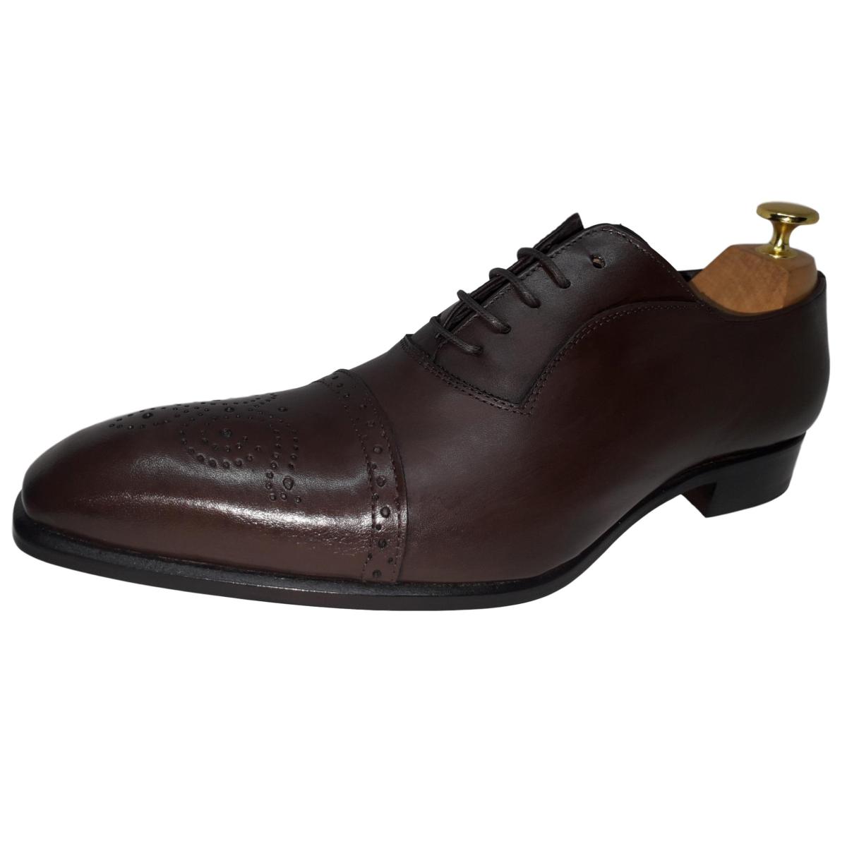 Chaussure richelieu marron foncé - Harrison