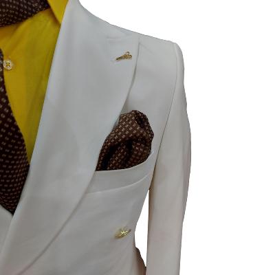 Costume blazer croisé blanc : Marvin