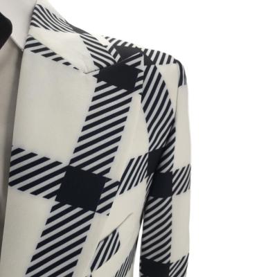 Costume homme à carreaux blanc et bleu - Ferdinando