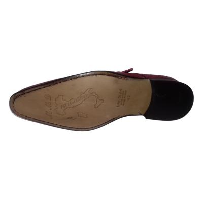 Chaussure derby homme rouge - Prince croco