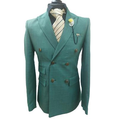 Costume blazer croisé vert : Blaise