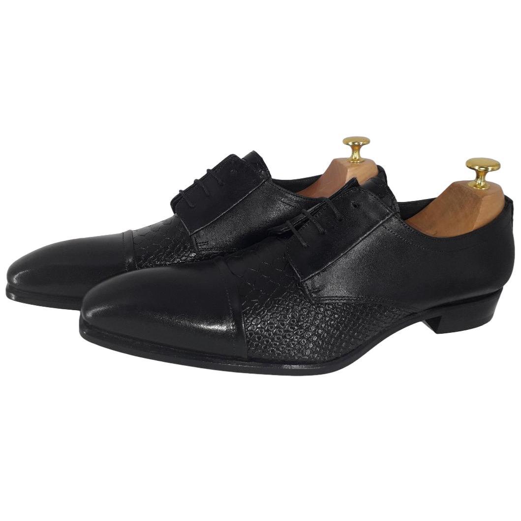 Chaussure homme derby noir : Denver