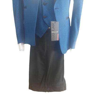 Costume de cérémonie homme 3 pièces bleu électrique - Maestro