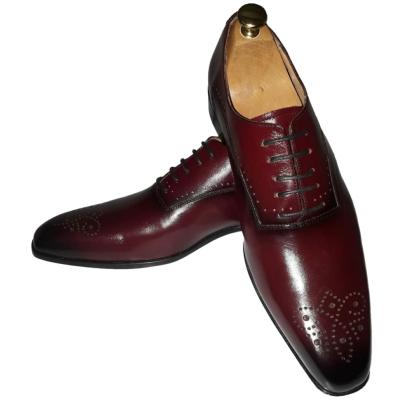 Chaussure richelieu bordeaux - Oxford