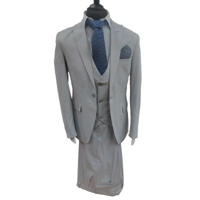 Costume homme 3 pièces gris : Armel