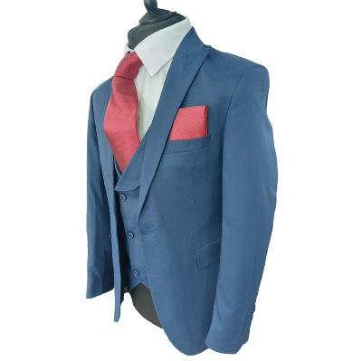 Costume homme 3 pièces bleu : Armel