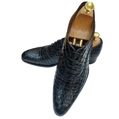 Chaussure Richelieu cuir noir - Mario