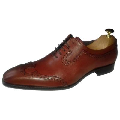 Chaussure richelieu marron cognac - West