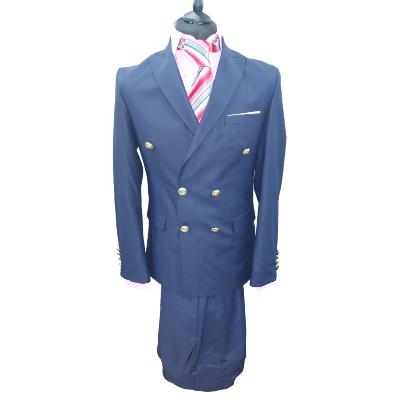 Costume blazer croisé bleu : Elvis