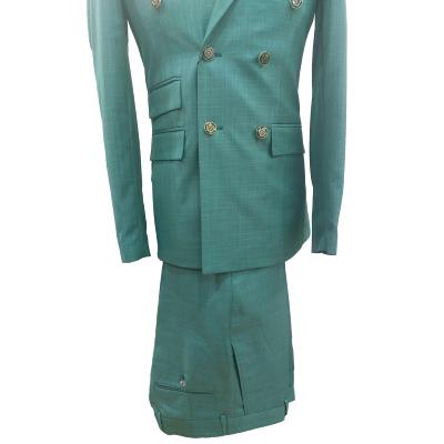 Costume blazer croisé vert : Blaise