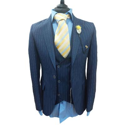 Costume homme à rayures bleu : Bradley