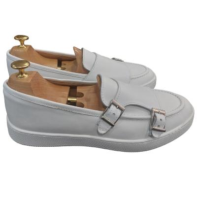 Mocassin à double boucle blanc - Alvin