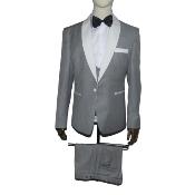 Costume de cérémonie homme 3 pièces gris - Silvio