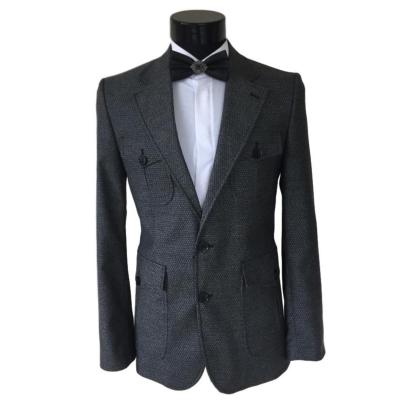 Costume homme pied-de-poule gris - Francesco