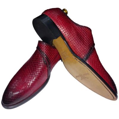 Chaussure derby à boucle bordeaux : Lorenzo