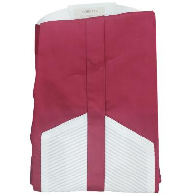 Chemise de cérémonie homme bordeaux et blanc - Oliver