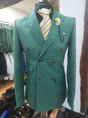 Costume blazer croisé vert : Blaise