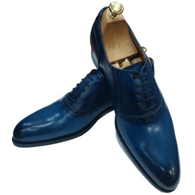 Chaussure richelieu bleu - Bristol