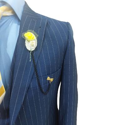 Costume homme à rayures bleu : Bradley